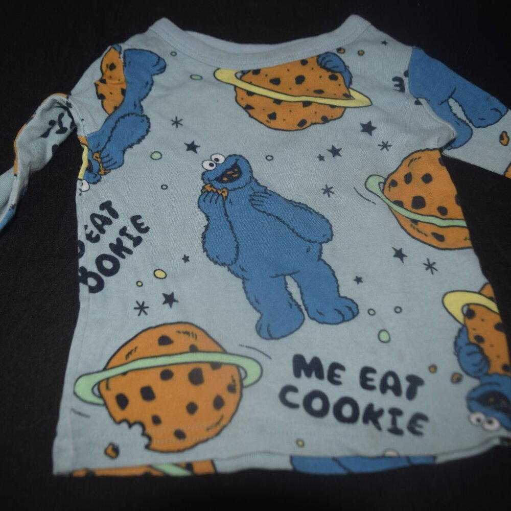 Cookie Monster pajama top 18 months